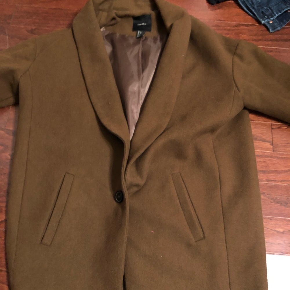Brown Wool Trench/Pea Coat